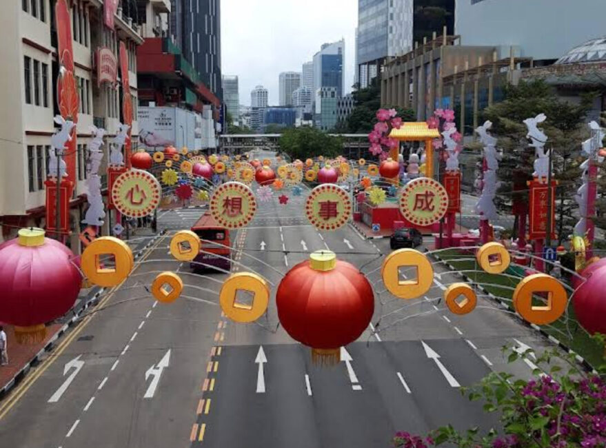 牛车水 Chinatown 新加坡华人文化街区（可替换为你的图片）